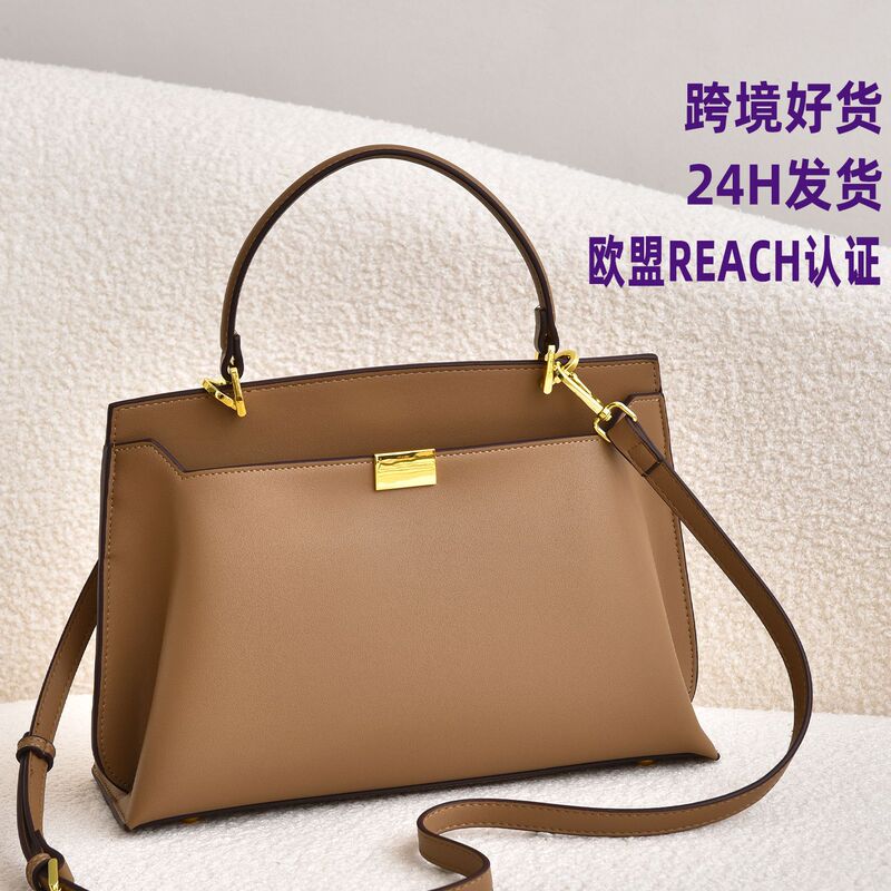 Cross-Border Handbag Wholesale, Hot-Selling in Africa, Large-Capacity Shoulder Bag, Versatile for Commuting, in Stock, Reach Certified Women's Bag