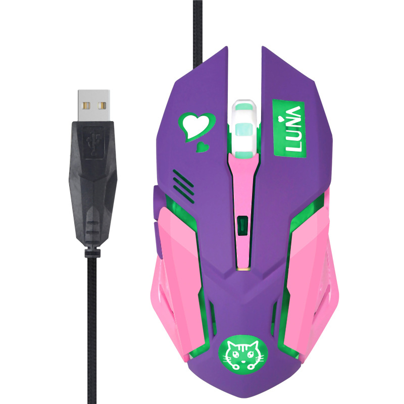 Gaming mouse, laptop