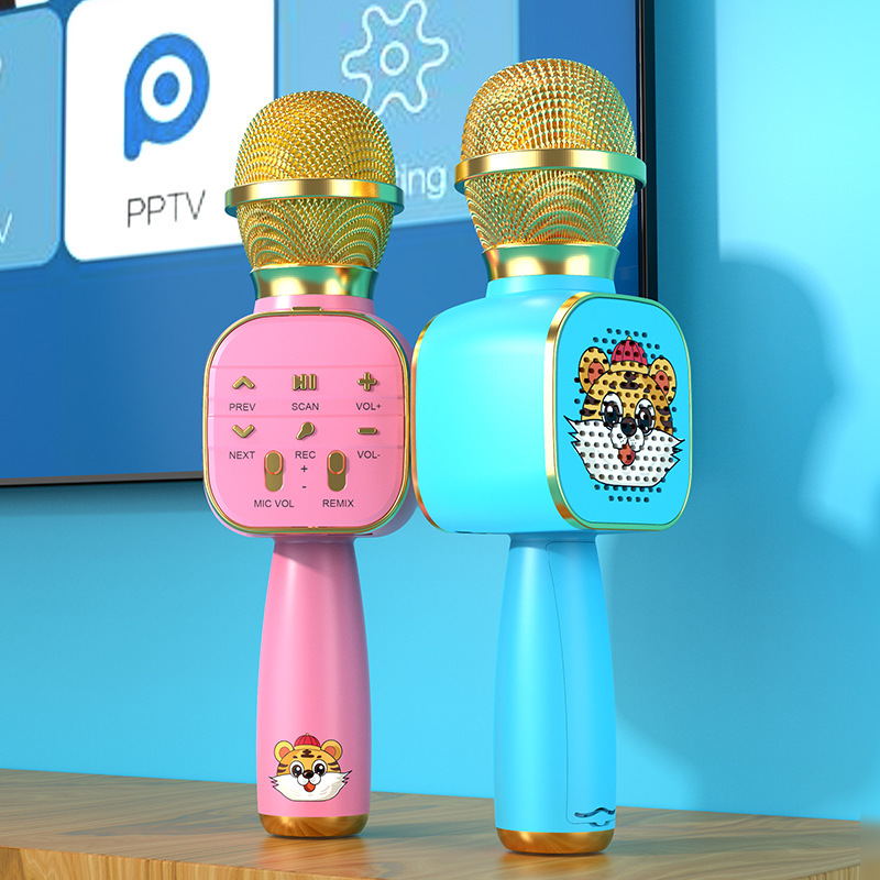 タイガーマイクgds006家庭k歌子供無線bluetoothマイク現物マイク音響一体|undefined