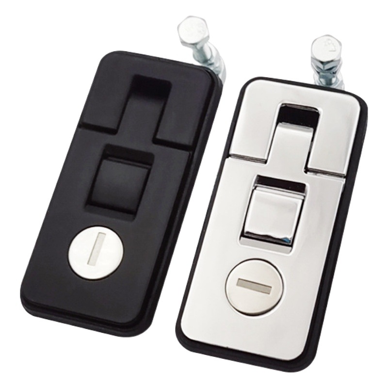 Ms6018 cerradura de palanca de coche cerradura de puerta de cabina de camioneta ms718-3C cerradura de rebote plano de aleación de zinc transfronterizo