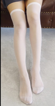 Medias de otoño sexy medias de media pantorrilla sobre la rodilla medias antideslizantes de amor puro todo partido largas medias sexy ver-a través de 9999