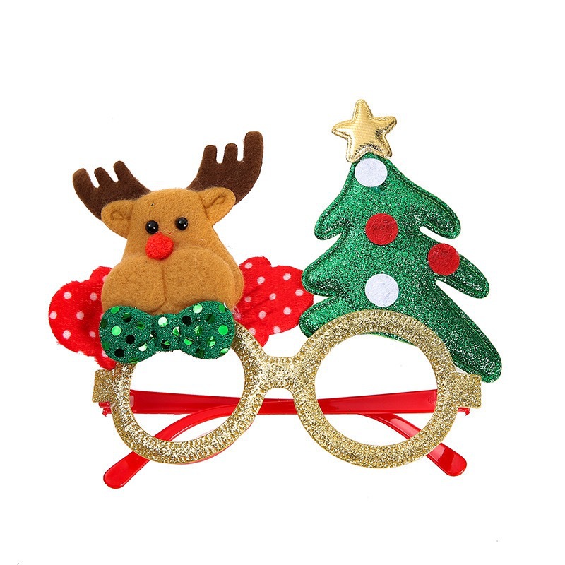 Elk and tree glasses