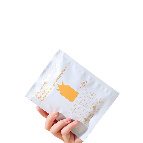 Factory direct supply wholesale baby large pad back sweat towel cotton summer children kindergarten disposable sweat absorbent towel