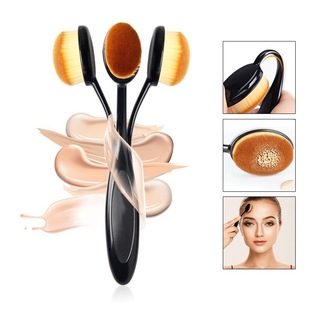 New Single No. 4 Toothbrush bb Cream Foundation Brush Makeup Brush Cleaning No. 4 Toothbrush Type Repair Traceless Beauty Brush