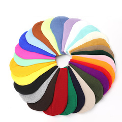 Women's Autumn/Winter Matchable Solid Color Knit Hat, Pure Color Acrylic Yarn Beanie Hat for Men, Korean Style Hooded Hat with Plain Color Display