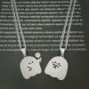 Cartoon ghost necklace suitable for men and women for beloved, universal cute pendant, wholesale