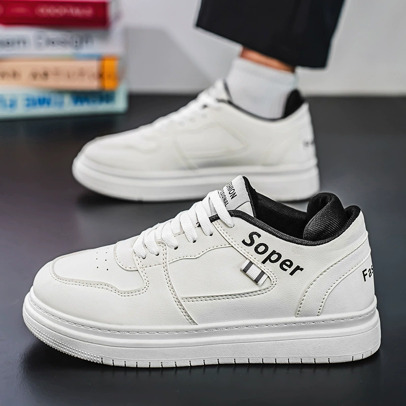 Летняя мужская обувь новая дышащая маленькая белая обувь мужская корейская модная дикая спортивная обувь на толстой подошве повседневная обувь
