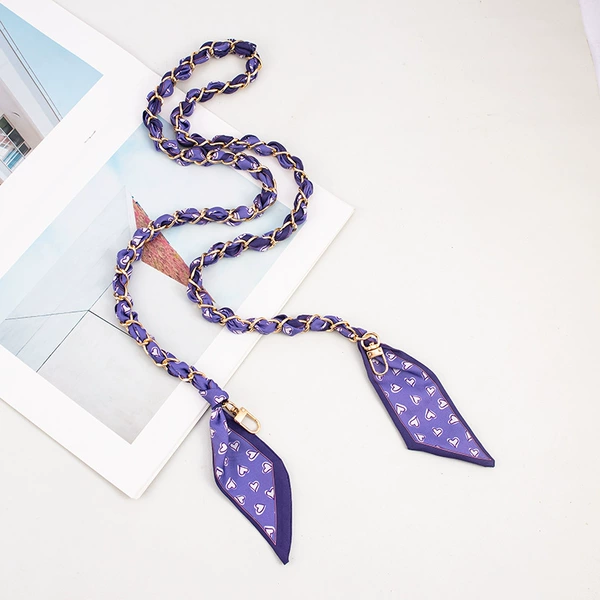 Purple mobile phone, bag strap, 115cm