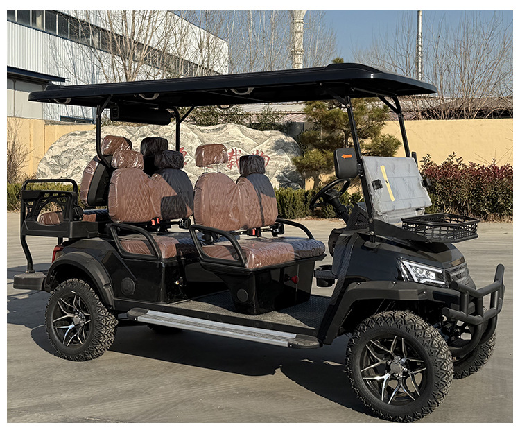 2-8 Seats Electric Golf Cart Park Tour Airport Shuttle Leisure Scenic Spot Sightseeing Car Export Export