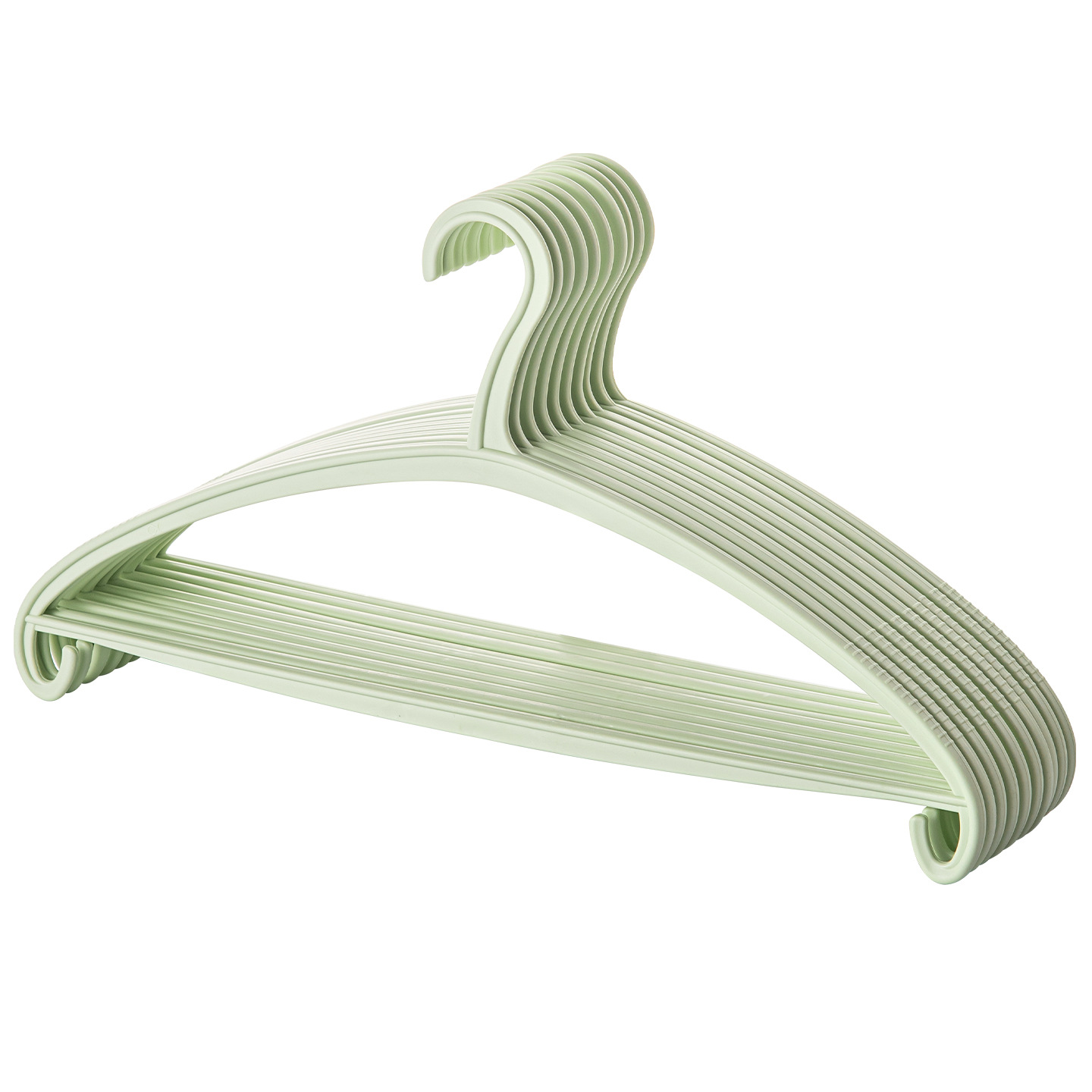 곡선형 옷걸이 그린