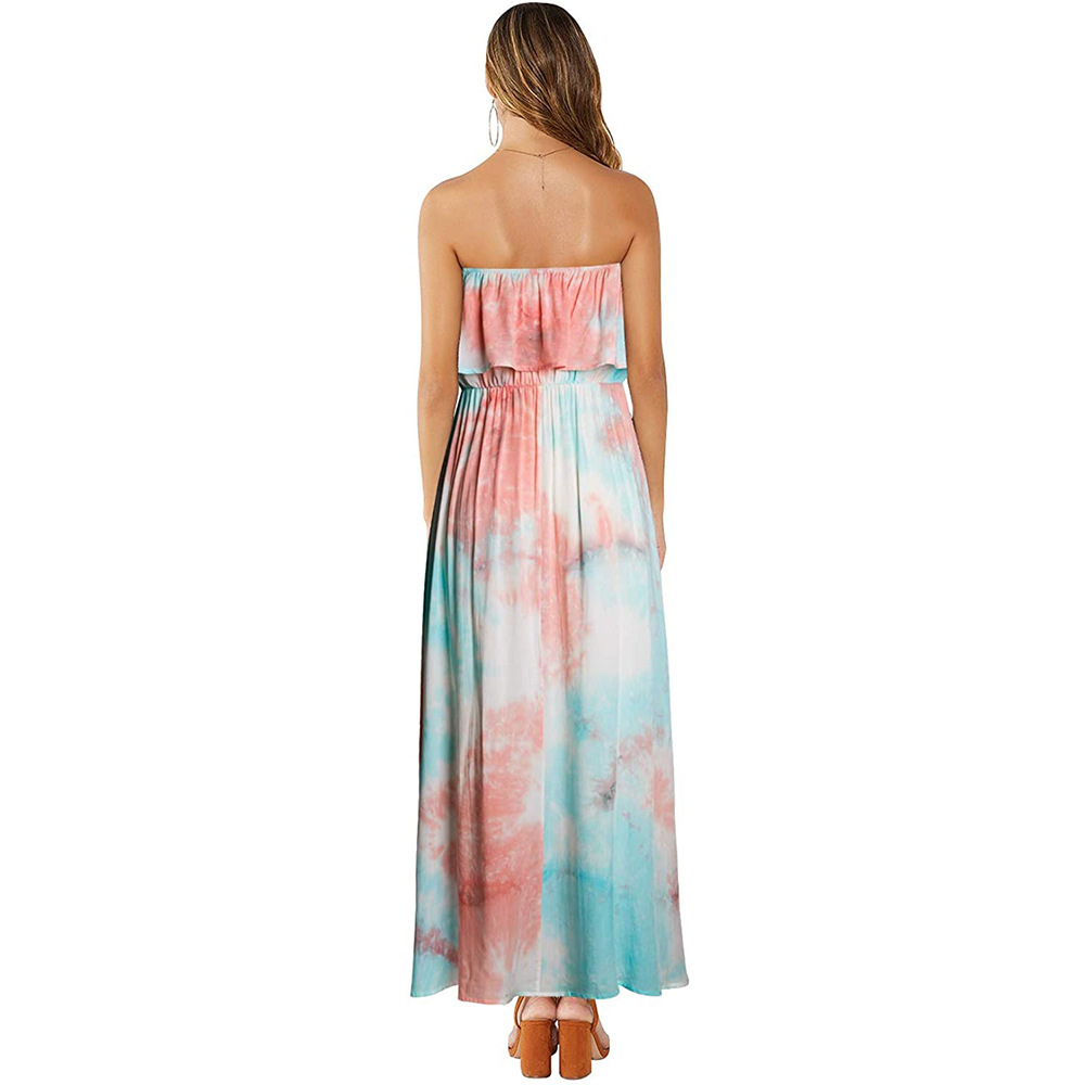 2024 Europa und USA Frühling und Sommer Neues Damenkleid mit Print, Ärmellos, Freizeitkleid für den Strand – Detail 17