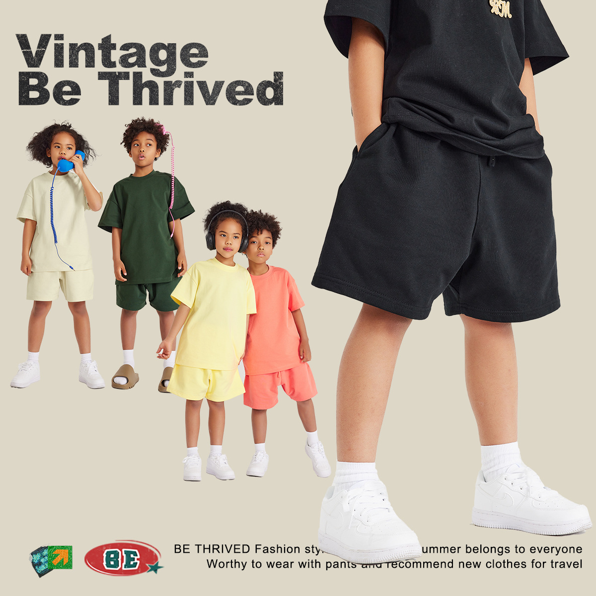 Conjuntos de Ropa para Padres e Hijos｜Pantalones Cortos Deportivos Retro Americanos de Felpa Gruesa Primavera/Verano 2025, Pantalones Cortos de Baloncesto para Hombre, Pantalones Cortos para Hombre