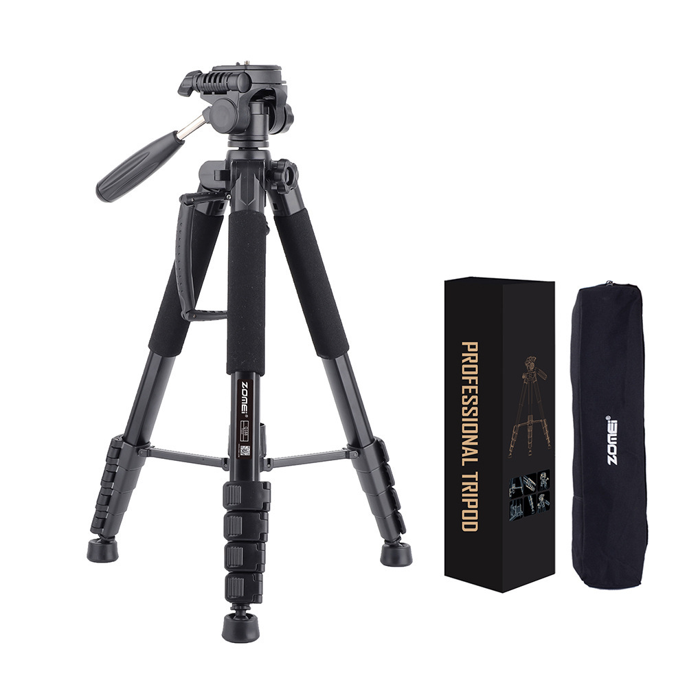 Zhuomei Q188 trípode teléfono móvil soporte en vivo fotografía Cámara SLR Cámara soporte proyector Luz de relleno