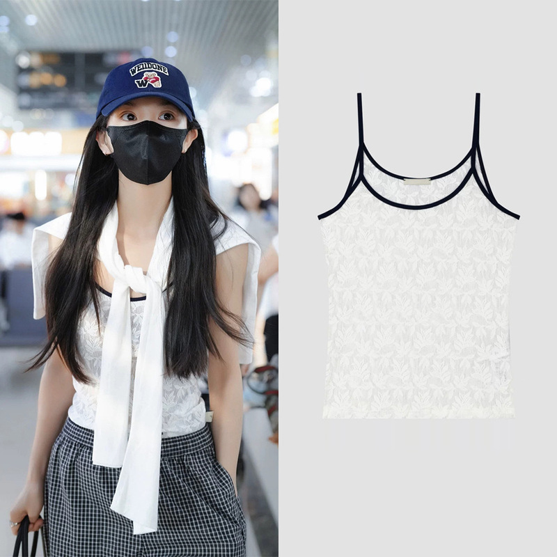 The New 2026 Spring/Summer Collection Features a Lace Camisole in the Same Style as the One Worn by Korean Designer over's Tian Xivi