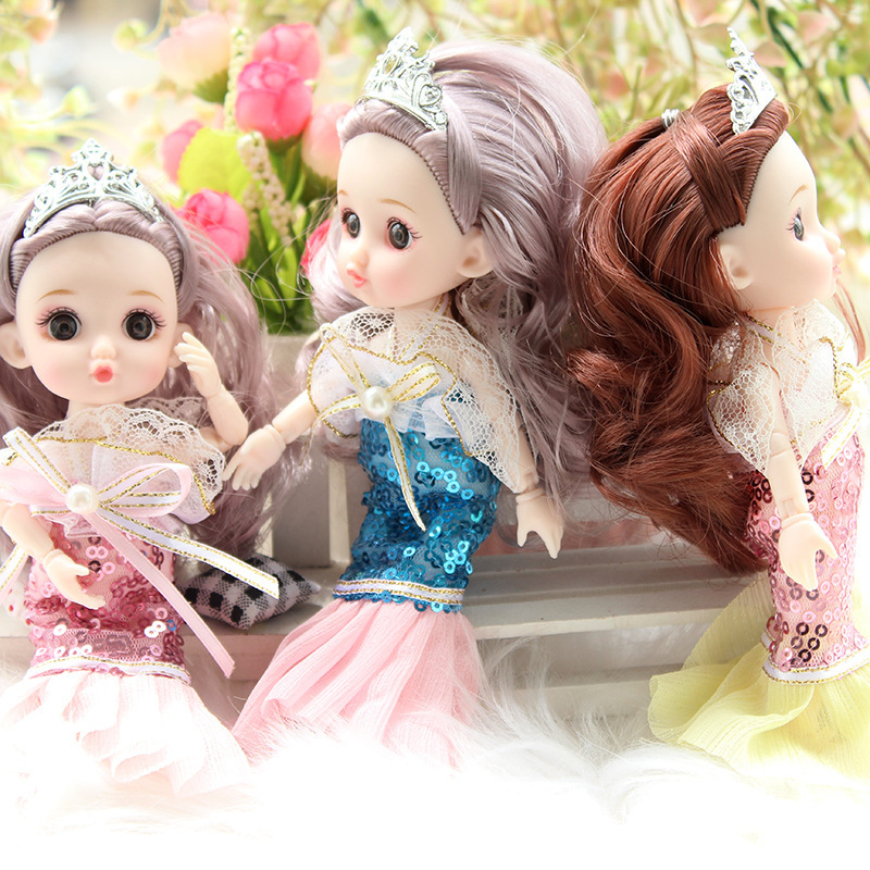 Mermaid 17 Ancient Costume Wedding Dress Can Be Trendy and Confused Barbie cm Girl Fashion Dress-Up Doll Princess Toy