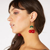 Cute accessory, earrings, resin, European style