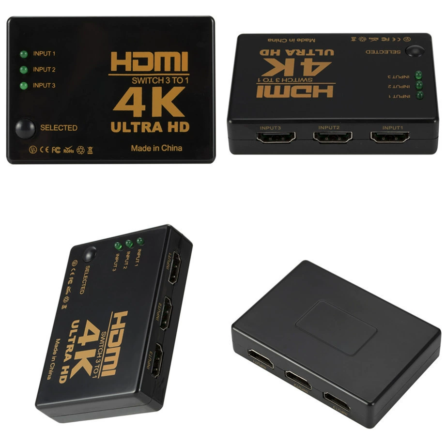 Кросс-бордер spot HDMI HD переключение, три выхода, пульт дистанционного управления инфракрасный, 3 в 1 4K