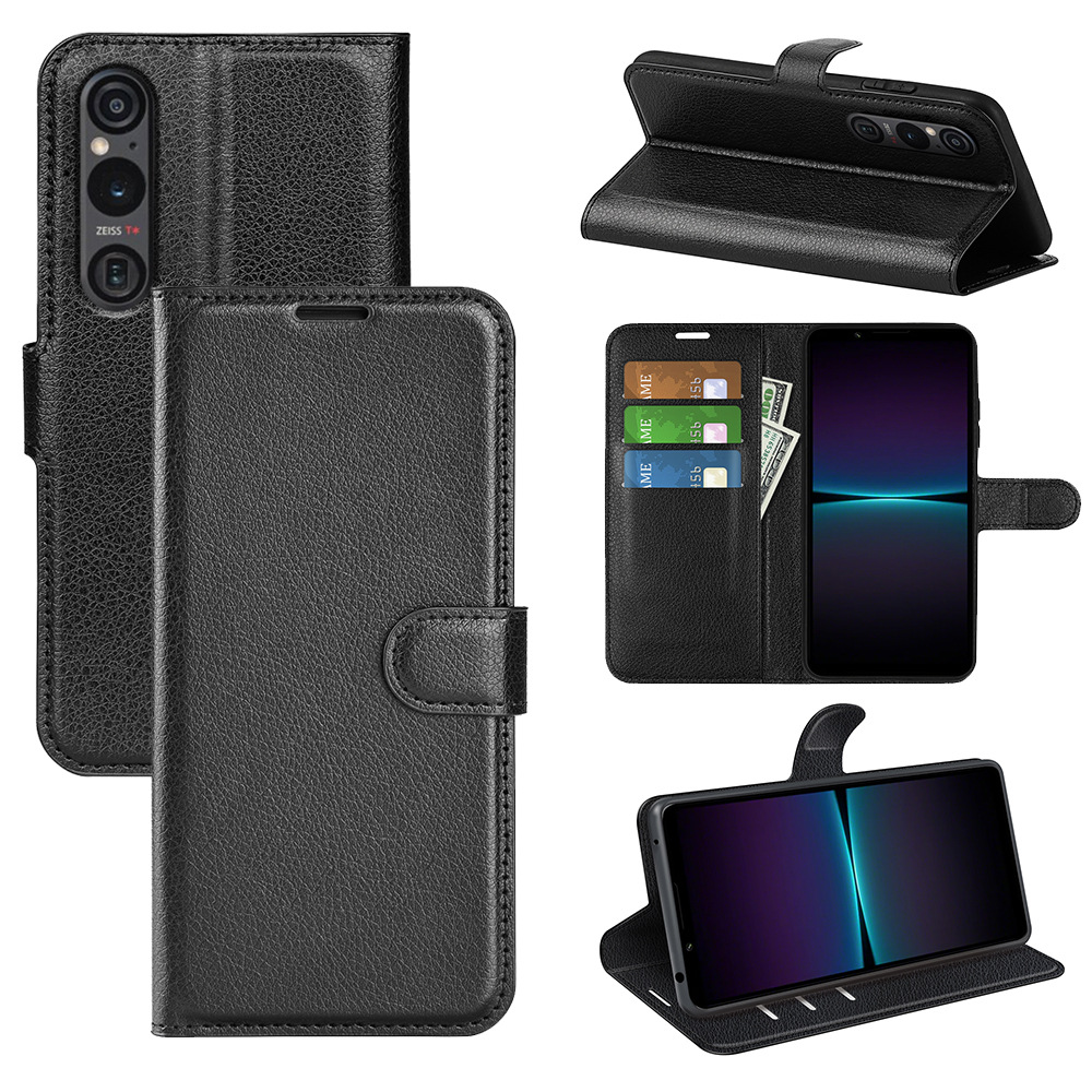 Suitable for Sony Xperia10Iv/1Iv Flip Card Slot Sony Stand Xa2Ultra Phone Case European and American Style