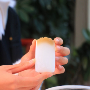 Jin Yutang Xinjiang Hetian Jade Collection Boutique Qiemo Sugar White Jade Sheet White Jade Warming and Exquisite Carved