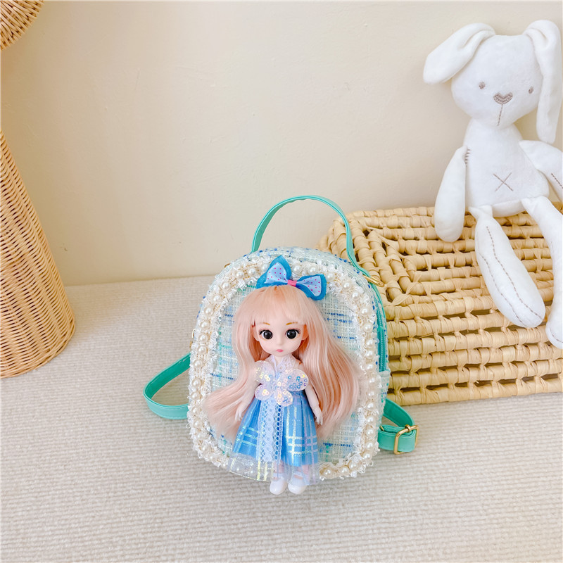 Bolsos infantiles, bolsos de mochila, lindos bolsos de chicas de estilo extranjero, 2024 nueva moda, mochila princesa multipropósito para chicas