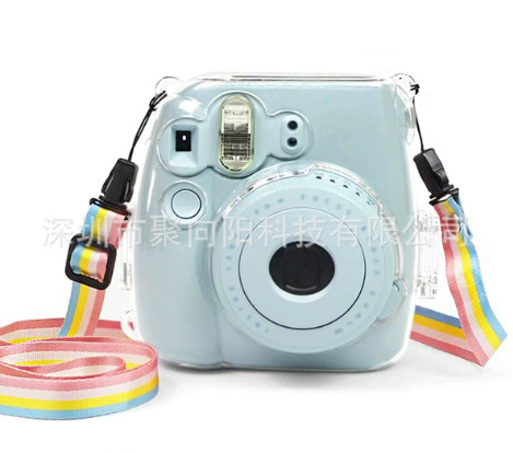 Устойчивый защитный прозрачный чехол для камеры Instax mini 9/8 кристаллический чехол