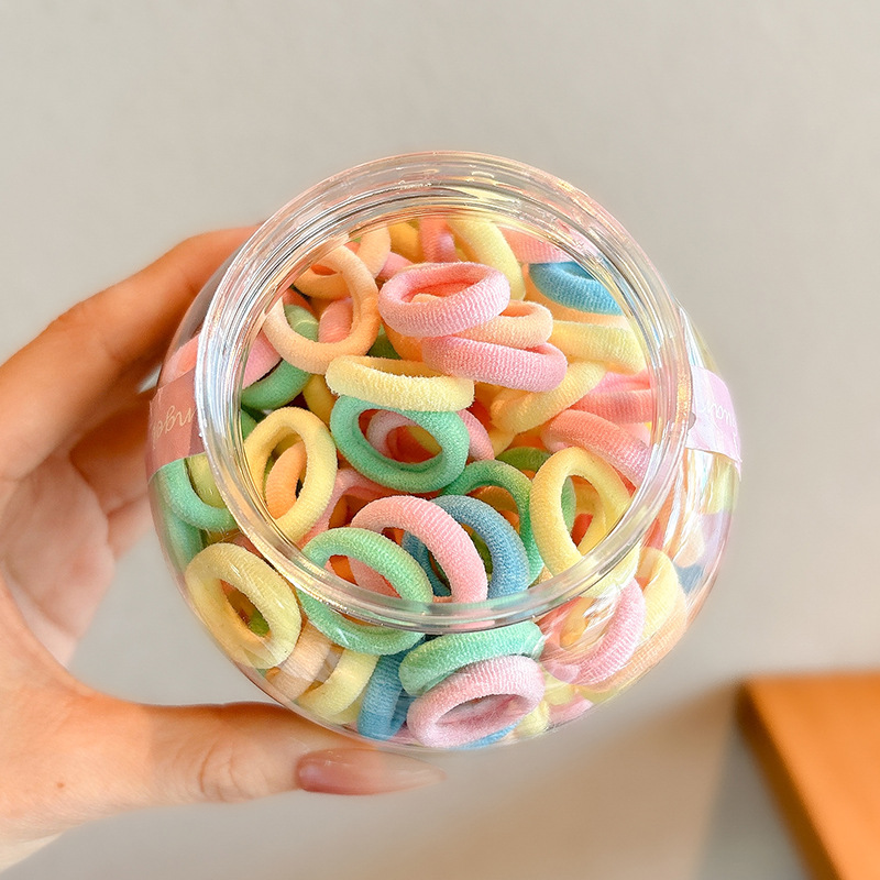 Pequeña banda de goma disponible negra para las mujeres, alta banda de goma elástico y durable, Banda del pelo, Banda del pelo para las muchachas