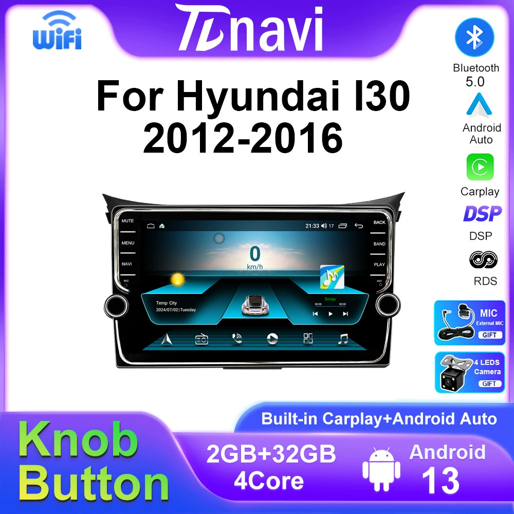 Средней приграничный набор для Honda CRV 2007-2011 Android экран большой размерKnob-машина CarPlay навигация