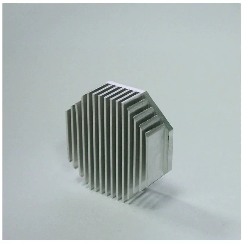 Электронный блок с чипом, радиатор, 43×43×15 мм