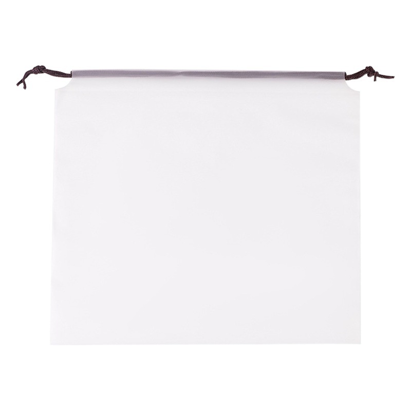 Ropa interior Zapatos Ropa organización en Blanco Bolsa de cordón esmerilado EVA bolsa de viaje con cordón bolsa de cordón