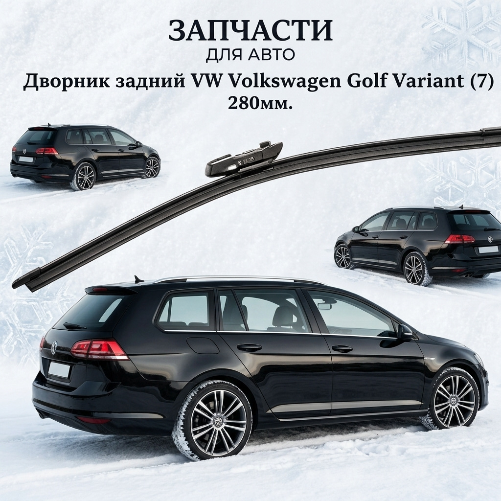 Suitable for Volkswagen rear wipers: Golf 6/7/8, Sharan, Jetta, Passat Variant, Tiguan, and other models