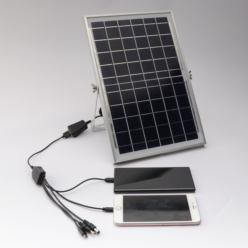 12W2A太阳能充电器户外便携式数码手机华为苹果5V2a充电器厂家