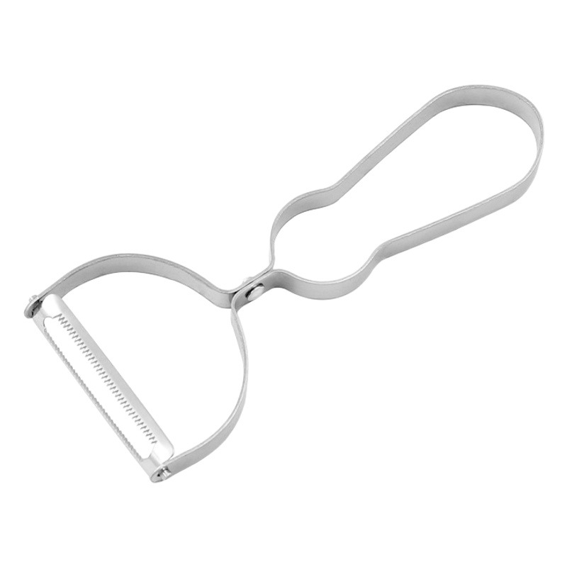 Acero inoxidable pelador fruta multifunción cocina melón y fruta cepilladora raspador pelador