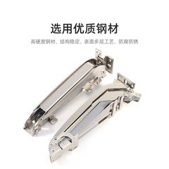 Wardrobe cabinet bus external sliding door hinge silent damping buffer folding door hinge bus track hinge