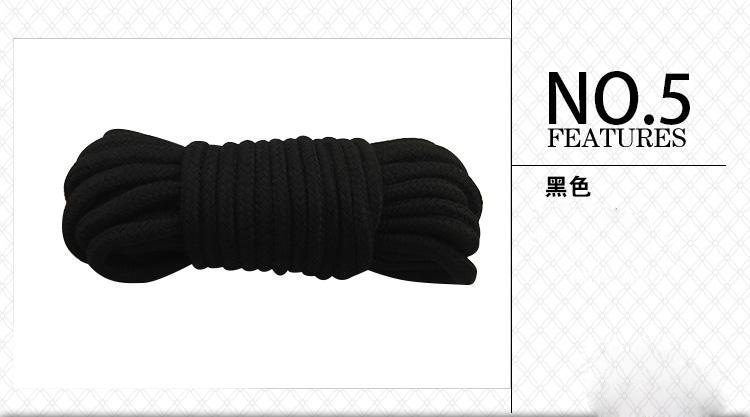 10m Cotton-Linen Rope with Nipple Clamps and Bells for Couples Intimacy — detail image 19