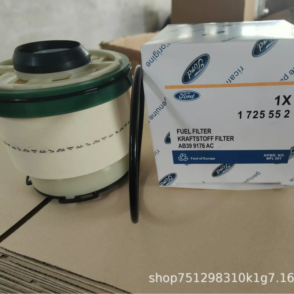 Заводской номер AB39-9176-AC подходит для топливного фильтра Ford AB399176AC 1725552 на экспорт.