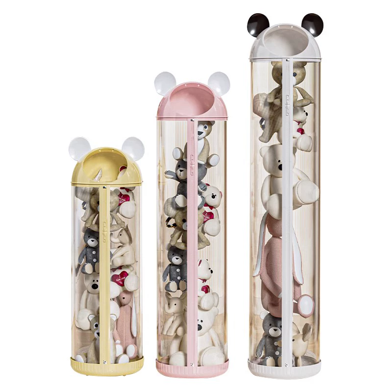 Doll, storage system, plush toy with zipper