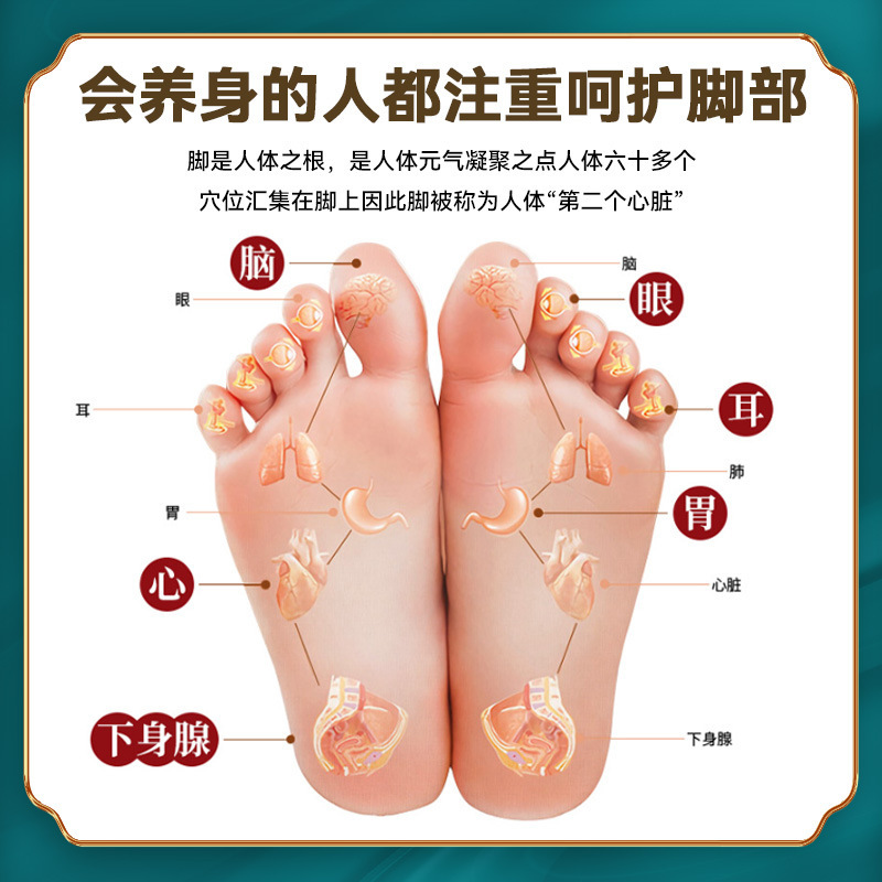 Herbal Foot Soak Pack 6g x 30 Bags Mugwort Ai Ye Powder Soak for Tired Feet specifications