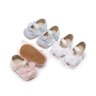 Princess shoes baby toe bow yarn accessories baby shoes wholesale