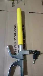 Adjustable Retractable Window-Breaking Self-Defense Metal – Car lock - yellow-with-cone