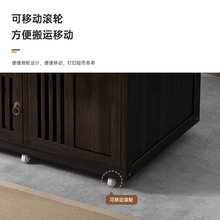 新品移動茶桌家用實木茶台燒水壺一體茶具茶水櫃辦公室茶盤功夫茶