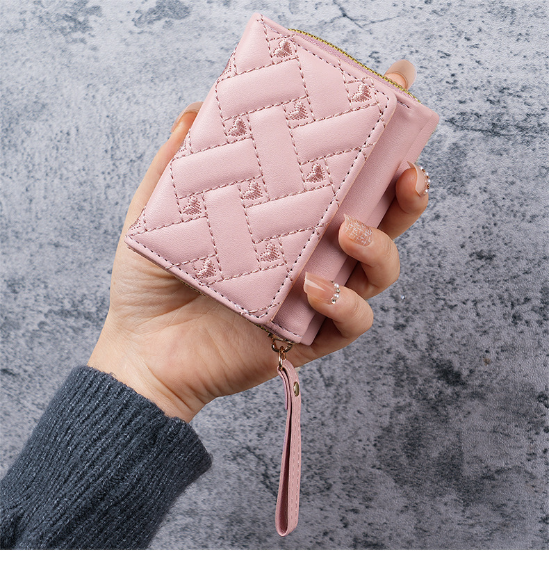 Mujeres Color Sólido Cuero Sintético Gire La Tapa Carteras Pequeña display picture 7