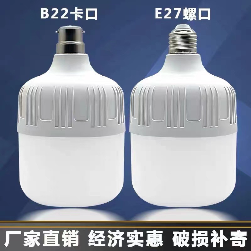 Wholesale LED bulbs, energy-saving and power-saving household screw-type bulbs, super bright living room light, bedroom light, bathroom light, outdoor light.