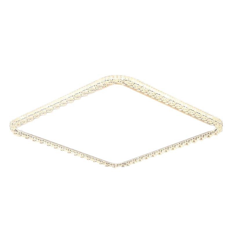 Luz principal de la sala de estar moderna y sencilla atmósfera led lámpara de techo rectangular paquete de casa completa Guangdong Zhongshan lámpara