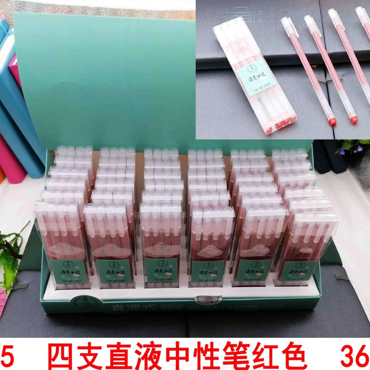 Set de Papelería de Oficina con Bolígrafos de Gel