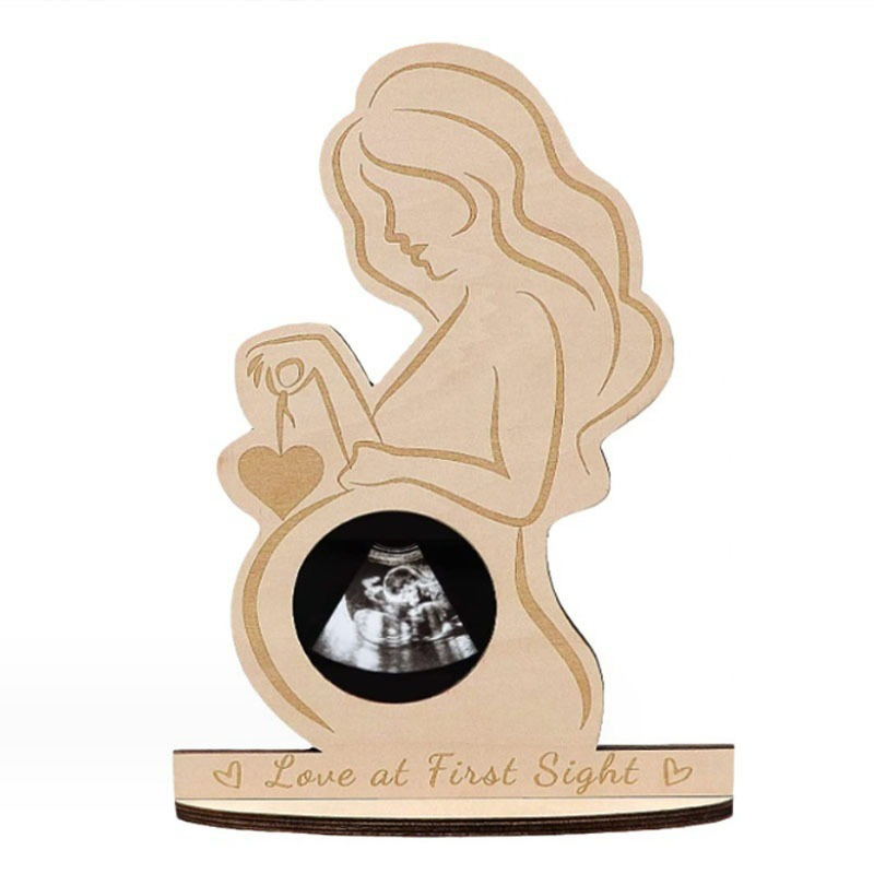 Cross-Border Ornaments, Baby Birth Commemorative Stand, Baby Ultrasound Detection B-Ultrasound Photo Frame to Commemorate Pregnant Mothers