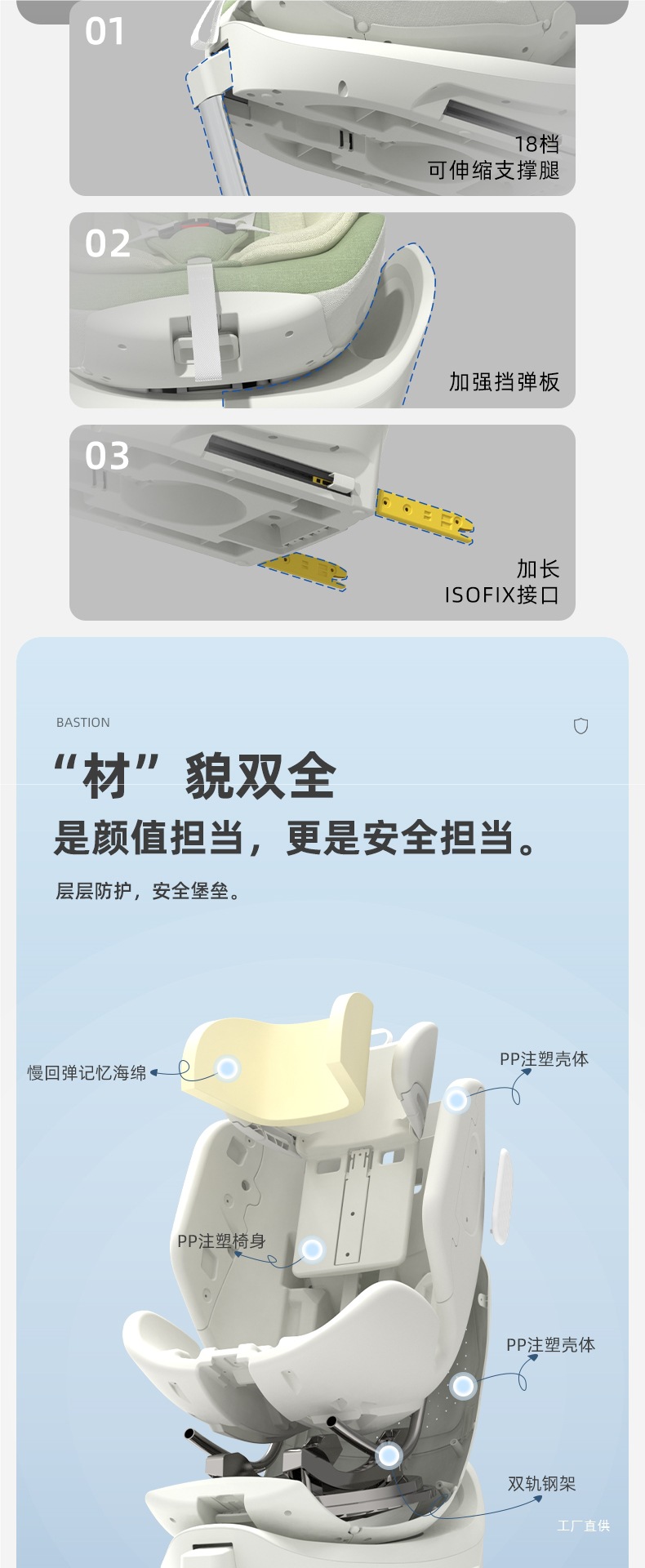 Child Safety Seat Baby Car Seat Can Sit and Lie down for Newborn Babies Aged 0 to 12 Years Old Peihui