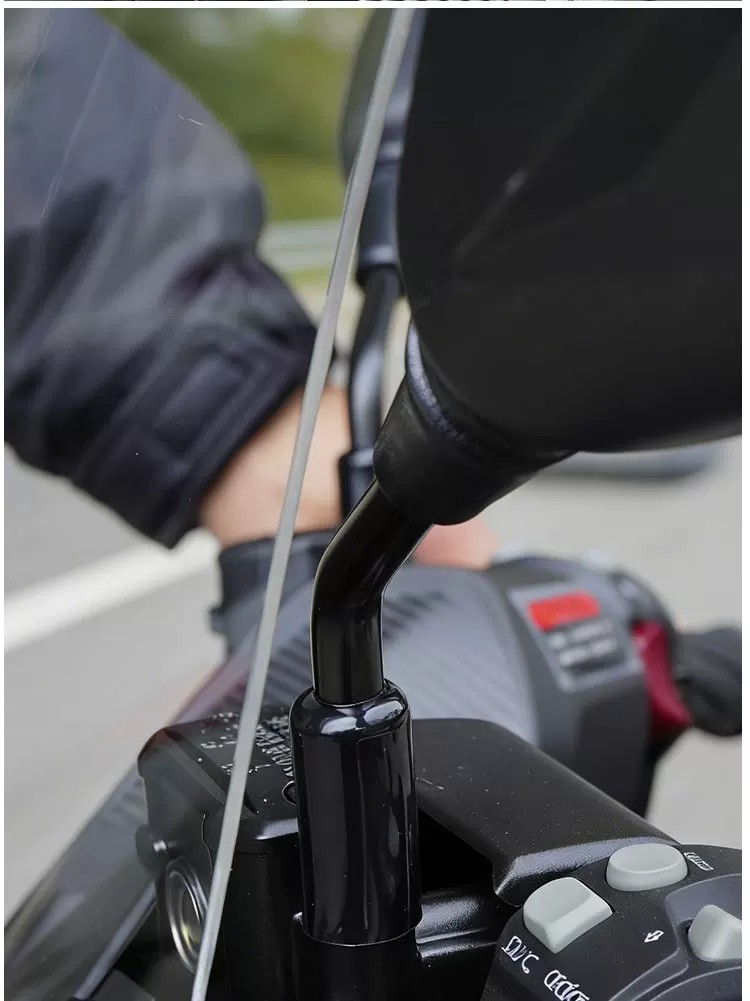Suitable for the front windshield of the Wuyi Yilong SR150R, a heightened transparent modified windscreen chest protector accessory