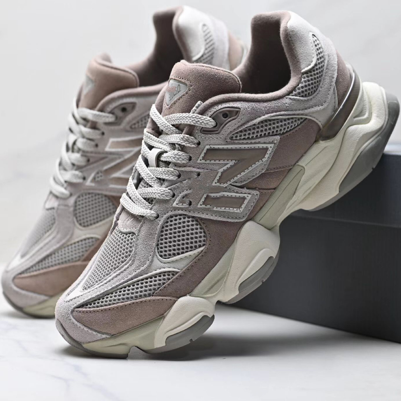 Transfronterizo puro original NB9060 zapatos casuales de casco pareja de zapatos de viaje altos zapatos deportivos para hombres