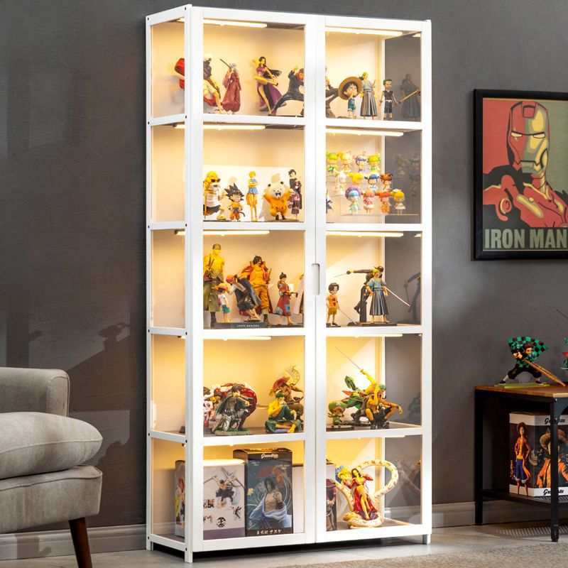 手办展示柜乐高积木亚克力透明仿玻璃化妆品货架烟柜陈列柜摆烟架