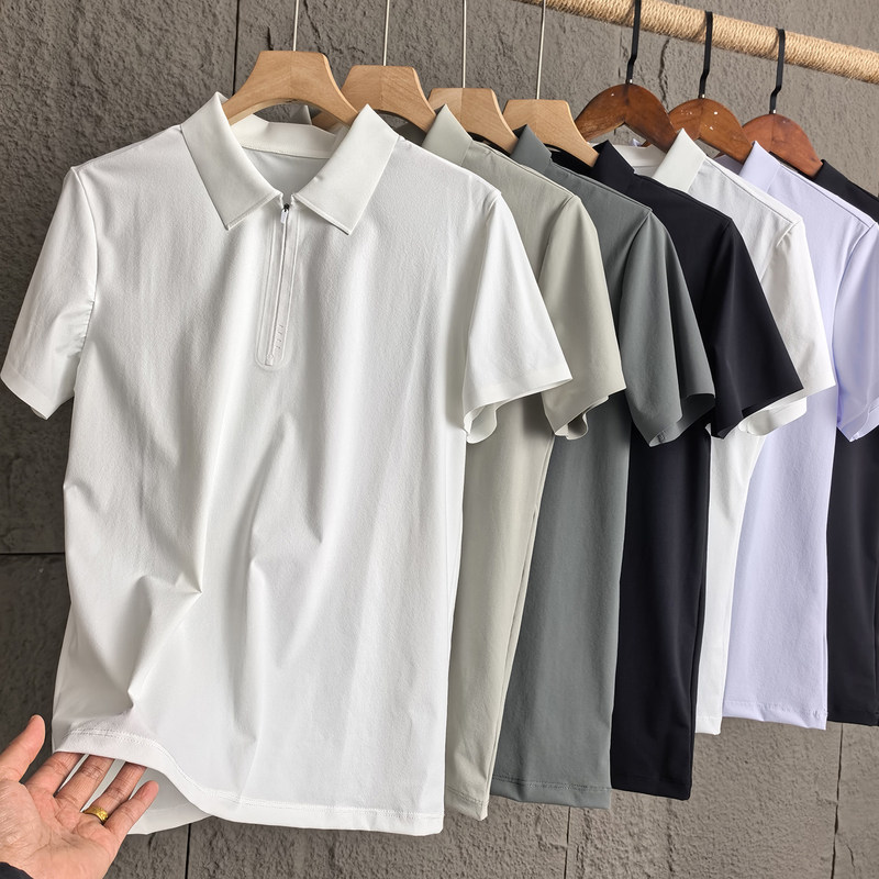 Seamless Adhesive Bonding! Golf Series Men's and Women's Short-Sleeve Polo Shirts, Breathable, Quick-Drying, Casual, Cool-Feeling T-Shirts Seamless Adhesive Bonding! Golf Series Men's and Women's Short-Sleeve Polo Shirts, Breathable, Quick-Drying, Casual, Cool-Feeling T-Shirts
